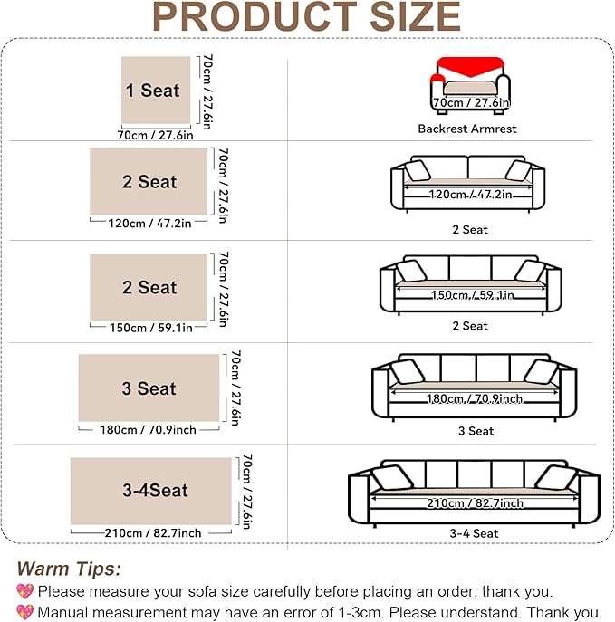 OTOB Couch Cover for Dogs Washable Pet Friendly, Non Slip Plush Funny Fuzzy Loveseat Sofa Cushion Slipcovers, All Seasons Geometric Jacquard Soft & Cozy Pet Bed Mat Protector (White, 27.6" x 47.2")