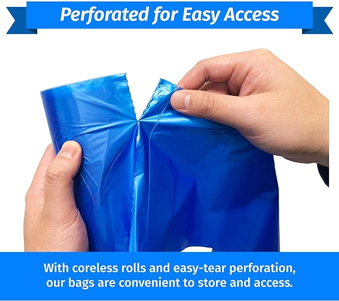 Reli. SuperValue 40-45 Gallon Recycling Bags | 200 Count | Blue Trash Bags | Made in the USA
