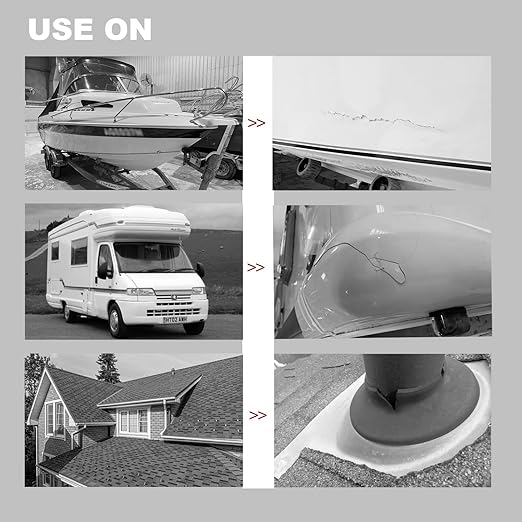 White RV Roof Sealant Tape, 2" x 25' Waterproof Repair Seal Tape – Extra Thick, UV-Resistant, Weatherproof Patch for Permanent Leak Sealing on RVs, Trailers, and Mobile Homes