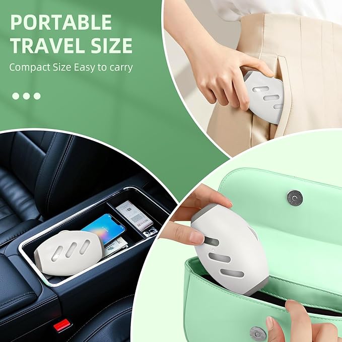 Upgrade Reusable Lint Roller for Pet Hair, Portable Washable Sticky Rollers for Clothes, Super Sticky Home Travel Lint Roller Ball Remover Clothes Plush, Hair, Dust (White)