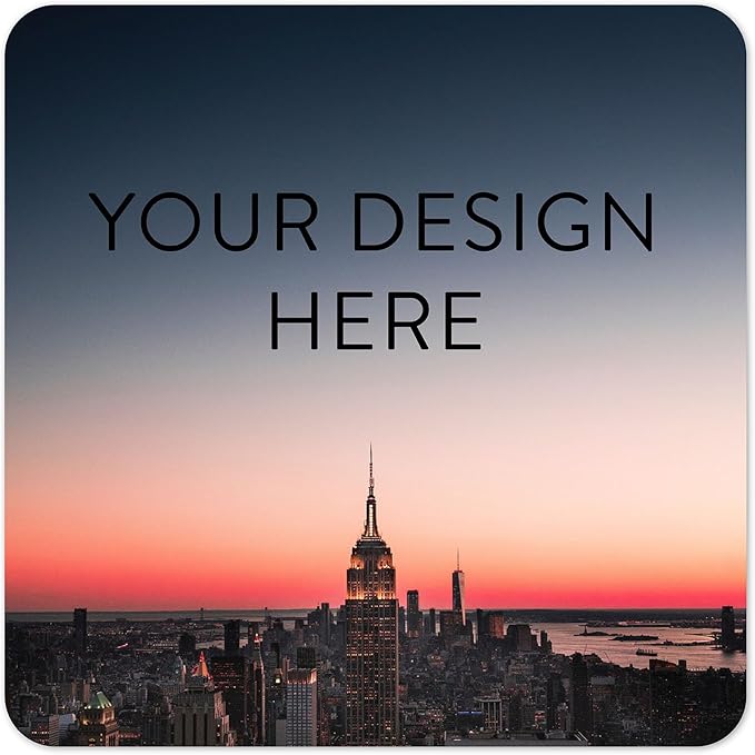 100 Custom Vinyl Stickers - Upload Your own Image, Text, Design, Logo - Personalized Logo Labels for Handmade, Packaging, Bottle, Jars, Candle, Brand Stickers (City, 1.5x1.5 Square)