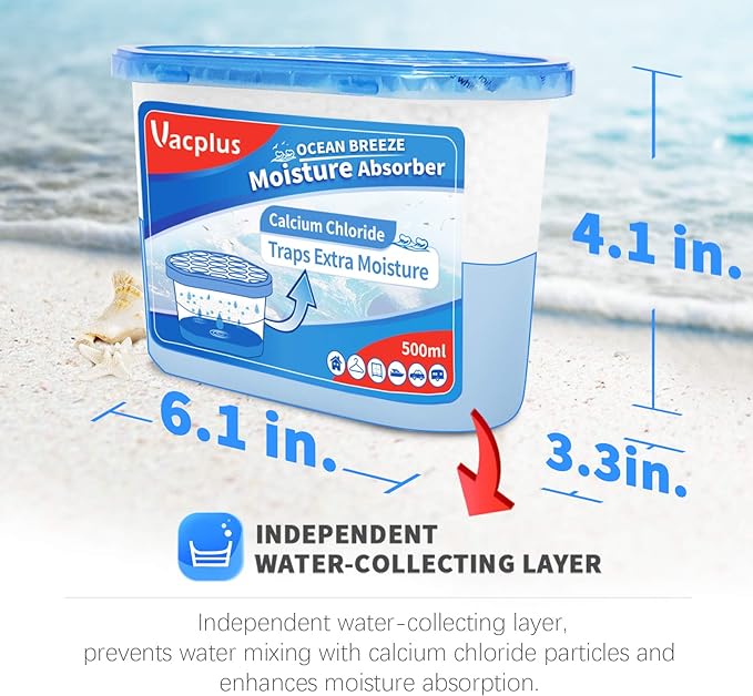 Vacplus Moisture Absorber Dehumidifier Bags - Thumbnail 2