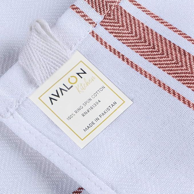 Dish Towels Set (Value Pack of 30) Size 15x25 Inch, 100% Cotton Soft & Absorbent Linen Kitchen Towels, Tea Towel, Reusable Cleaning Cloths for Household Cleaning (Multi)