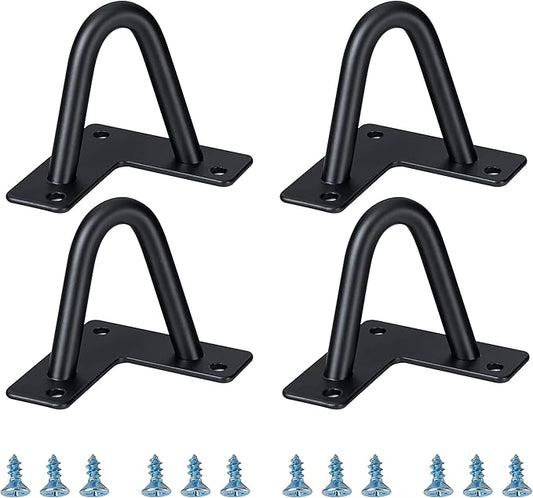 Hairpin Legs Black 4 Piece Set - DIY 3" Metal Table Legs for Cabinets, Wardrobes, TV Cabinets, Drawers, Nightstands, Jewelry Boxes, Coffee Tables and More