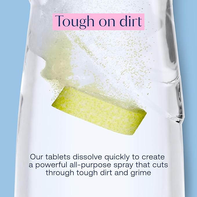 Fab Tab Fabtab Sustainable Multi-surface Cleaner Refill Cleaning Tablets For All Surfaces, Plant-based, No Harsh Chemicals, Citrus Scent (bottle Not Included)