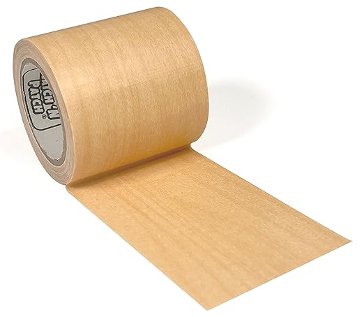 MATCH 'N PATCH Realistic Wood Grain Repair Tape - Durable Multi-Use Adhesive Tape for Furniture, Floors, Cabinets, Windows, Doors, RV, Home Decor & DIY Projects - Honey Maple, 2.25 inch x 15 feet