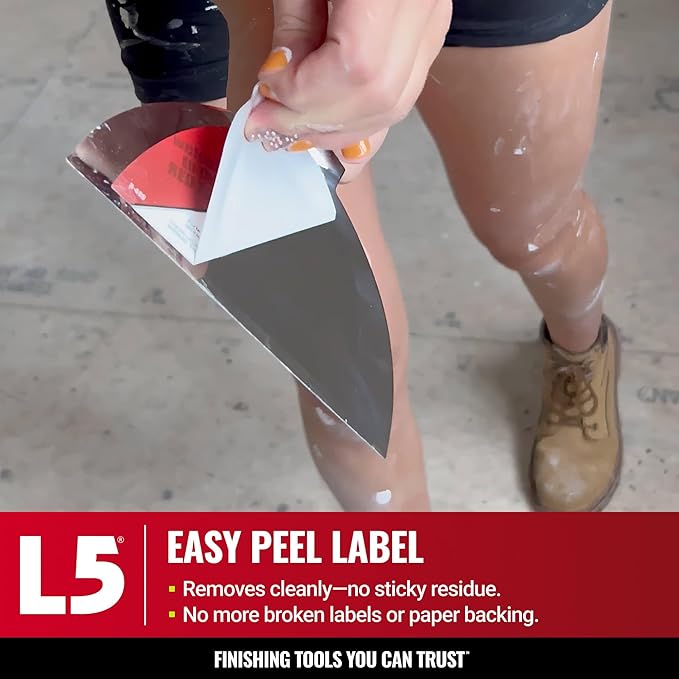 3" All Stainless Steel Joint Knife - LEVEL5 | Professional Grade Putty Blade, Premium Polished All-Metal, Precision Ground Edge, Ergonomic, Corrosion Resistant | 5-403