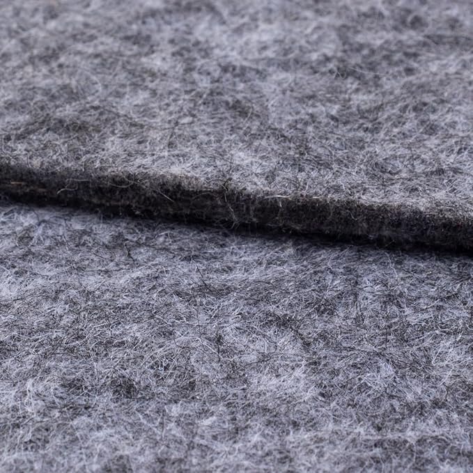 Extra Large Area Rug Cushioned Carpet Pad, 6x9 Ft, Thick Felt Pad for All Floors, Keeps Rug in Place Soft