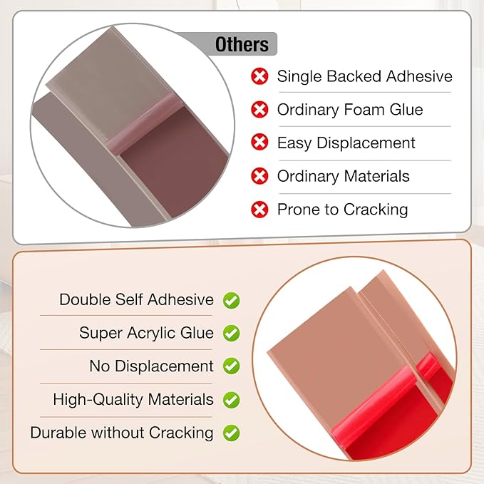 Floor Transition Strip Self Adhesive Vinyl Door Threshold for Doorways Carpet Edging Trim Overlap Edge Reducer for Laminate Floor, Carpet, Tile (Grayish Brown Wood Grain, 2/5" to 3/5", 3.3Ft)
