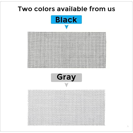 Black Window Screen Repair Tape, 3IN X 25FT (300IN) Screen Repair Kit for Windows or Doors, Strong Adhesive Patch Kit Fiberglass Mesh Tape