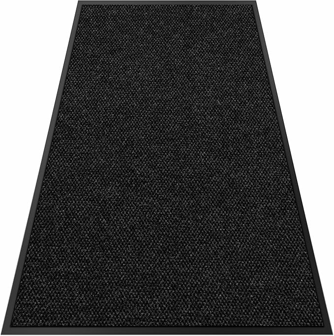 3′ x 5′ Front Door Mat Indoor Outdoor Entrance, Commercial Floor Mat Heavy Duty Dirt Trapper Entryway Doormat, Custom Size Non Slip Rubber Backing Welcome mat, Door Mat for High Traffic Area