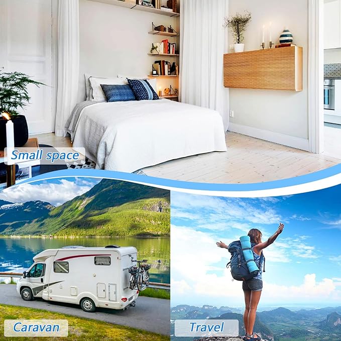 Ironing Mat Portable Ironing Pad Ironing Blanket for Table Top Heat Resistance Double-Side Using Travel Large 47.2 x 27.6 Inch Foldable Lightweight Boho Cactus Mountains and Sun