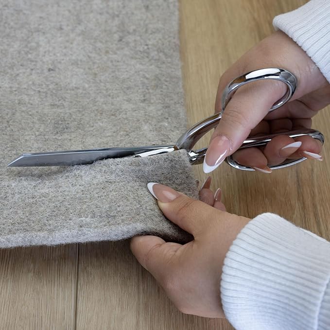 RUGPADUSA - Eco-Plush - 9'x13' - 3/8" Thick - 100% Felt - Extra Cushioned Rug Pad - Available in 3 Thicknesses, Many Custom Sizes