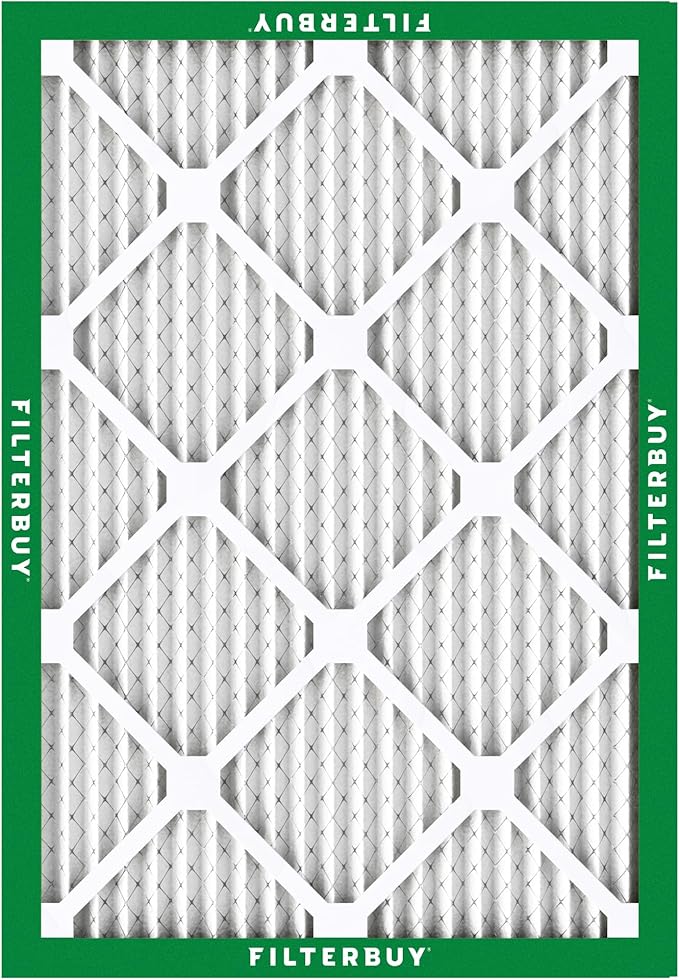 Filterbuy 24x28x1 Air Filter MERV 8 (MPR 700) Dust Defense Replacement (6-Pack), Electrostatic Pleated HVAC AC Furnace Filters, Made in USA (Actual Size: 23.50 x 27.50 x 0.75)