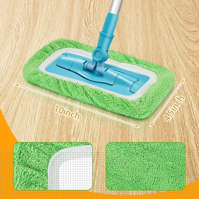 Reusable Dry Sweeping Cloths Microfiber Wet Mop Pads Compatible with Swiffer Sweeper Mop Replacement Sweeping Mopping pad Refills for Hardwood Surface Floor Cleaning (32)