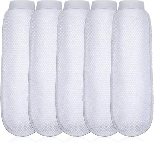 Boao 5 Pieces Nylon Lint Traps for Washing Machine Discharge Hose Lint Traps Nylon Mesh Catcher for Washing Machine Drain Systems Cleaning Tools