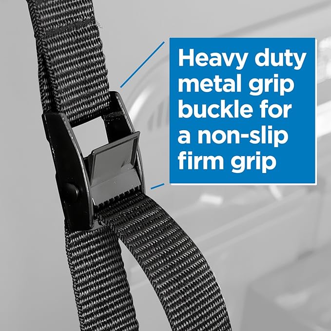 Mount-It! Safety Straps for TV, Furniture, Bookcase, Dresser and TV Stands - Anti-Tip Strap Television Anchor Kit for Baby Proofing, Earthquake Protection, 2 Pack, Mounting Hardware Included