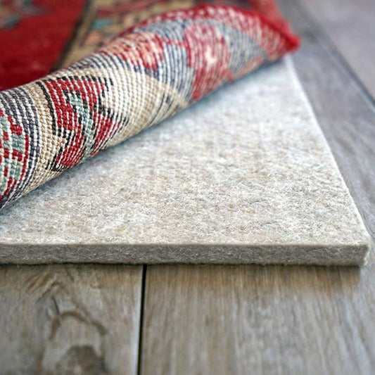 RUGPADUSA - Eco-Plush - 5'x7' - 3/8" Thick - 100% Felt - Extra Cushioned Rug Pad - Available in 3 Thicknesses, Many Custom Sizes