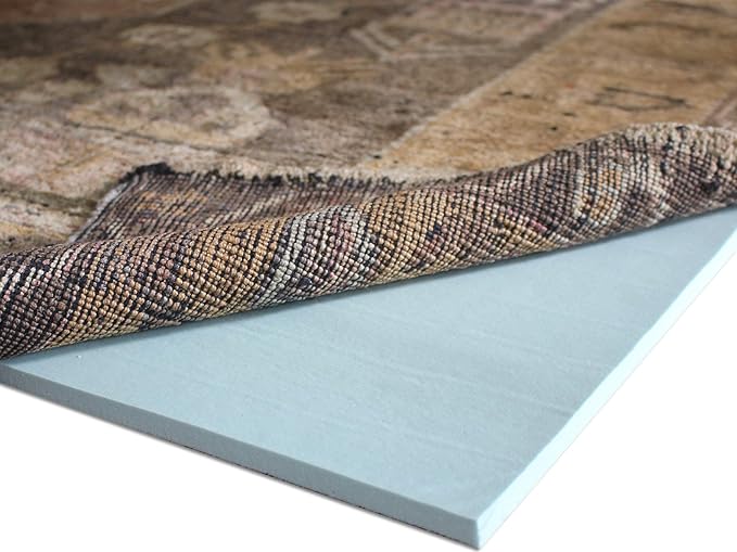 RUGPADUSA - Cloud Comfort Memory Foam - 9'9" x 11'9" - 7/16" Thick - Luxurious Cushioned Rug Pad - Water Resistant