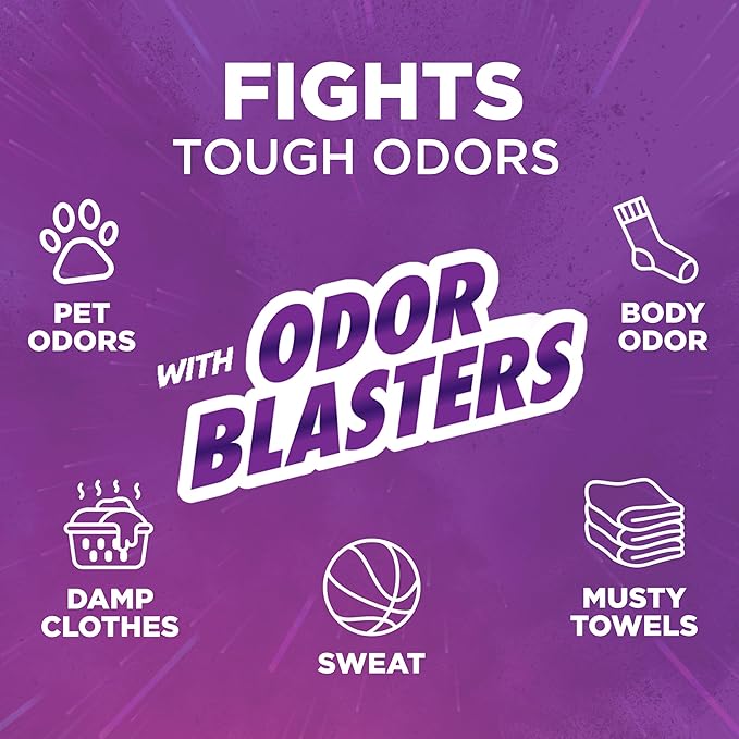 ARM & HAMMER Plus OxiClean Odor Blasters Fresh Burst, 77 Loads Liquid Laundry Detergent, 100.5 Fl oz (Pack of 2)
