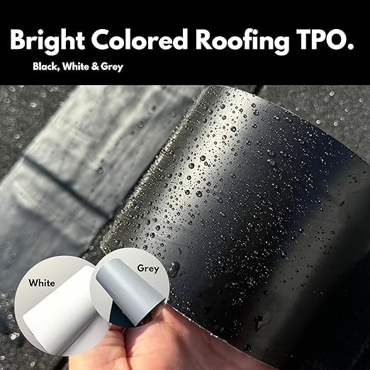 HSS Sealant Tape with MicroSealant - Waterproof Commercial Roofing Tape for Roof and RV Repair - UV- & Weatherproof (Gray, 4 inch x 50 feet)