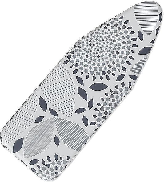 Ironing Board Cover with Two 5MM Thick Feltpads,15"x48"Heat Resistant Replacement Ironing Board Cover and Pad,Fits Standard Ironing Boards,Durability and Easy to Install