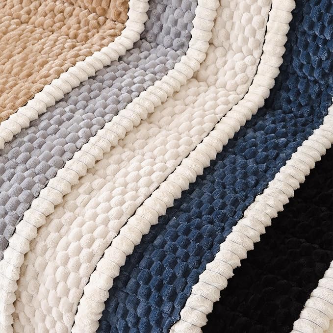 OTOB Couch Covers for 3 Cushion Sofa Pet Friendly, All Seasons Non Slip Plush Fuzzy Sofa Covers Washable, Soft Cozy Dog Bed Mat Sofa Slipcovers Furniture Protector (Cream, 27.6" x 82.7")