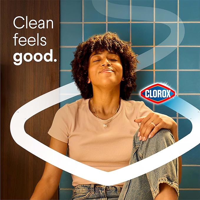 CLOROX Scentiva ToiletWand Toilet Cleaner Refills, Toilet brush, Lavender and Jasmine, 10 Count