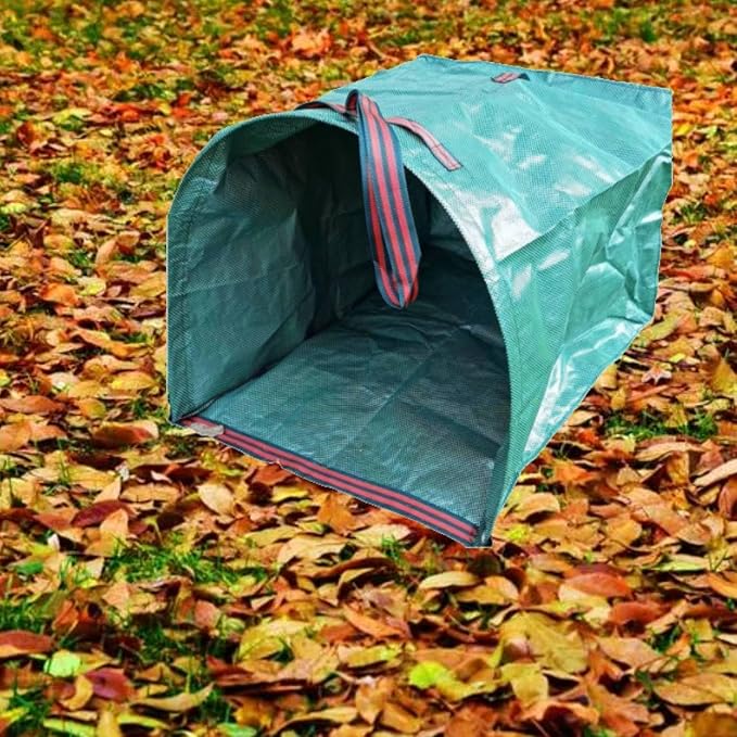 72 Gallon Yard Lawn Garden Bags, Large Standable Leaf Bags, Outdoor Garbage Can - Collapsible Trash Can for Parties, Yard Waste, Laundry, Camping - 1 Count