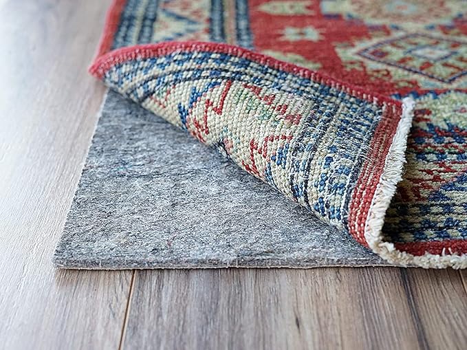 RUGPADUSA - Dual Surface - 2'x7' - 1/4" Thick - Felt + Rubber - Non-Slip Backing Rug Pad - Safe for All Floors