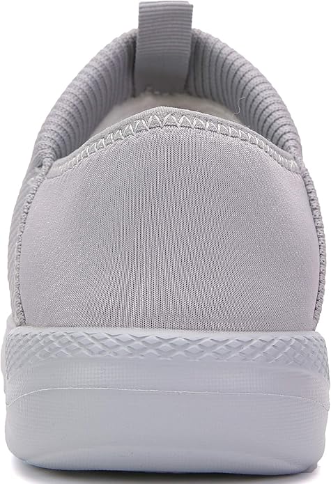 KUBUA Slippers for Men and Womens Indoor House Shoes Plush Slip on Outdoor Garden Loafers