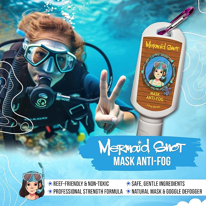 Neutripure Mermaid Snot Anti Fog Mask Defogging Gel for Scuba Diving and Snorking - Karen
