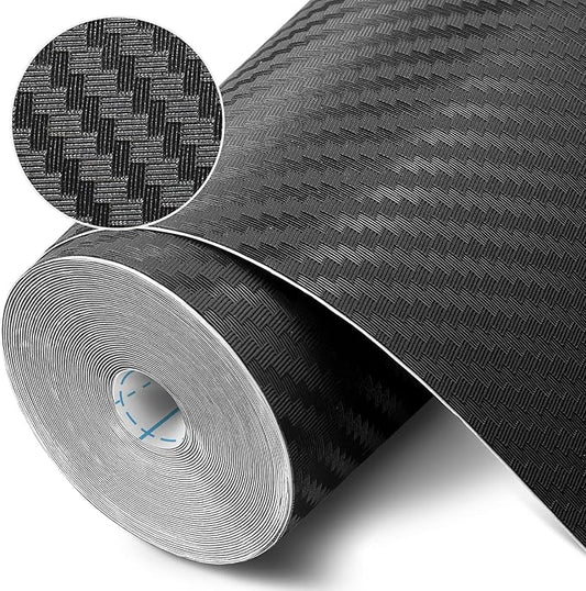 Self-Adhesive Shelf Liner Kitchen Liner, Waterproof Backed Paper Easy Peel and Stick Contact Liner Without Residue for Decor Your Desk Surface, Kitchen Countertops (Black, 11.8 x 118.1 inches)