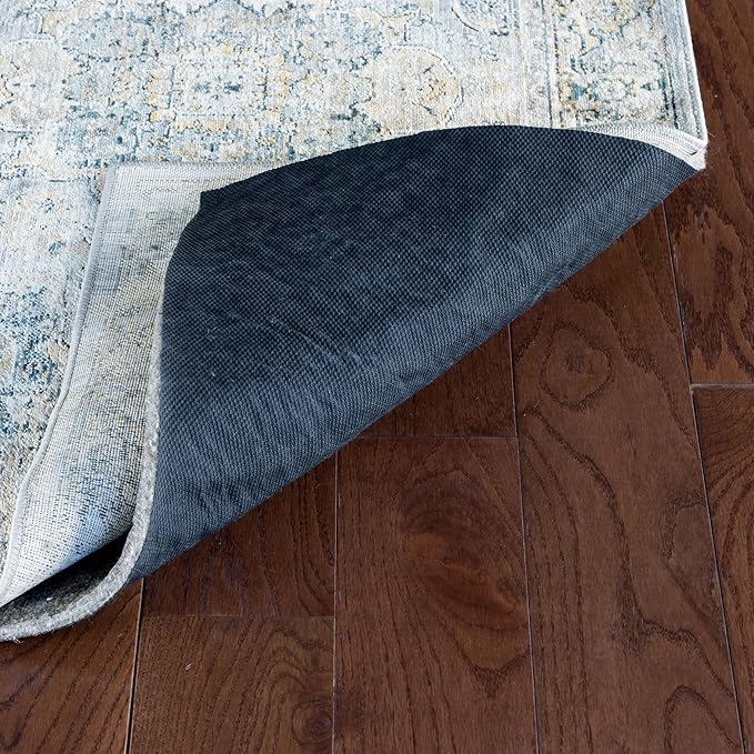 RUGPADUSA - Dual Surface - 2'x3' - 3/8" Thick - Felt + Rubber - Enhanced Non-Slip Rug Pad - Adds Comfort and Protection - for Hard Surface Floors