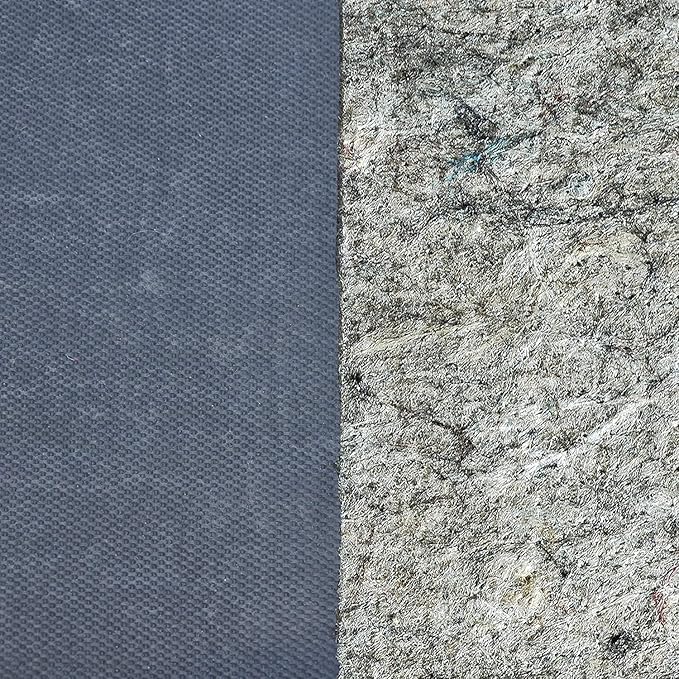 RUGPADUSA - Dual Surface - 11' Square - 1/4" Thick - Felt + Rubber - Non-Slip Backing Rug Pad - Safe for All Floors