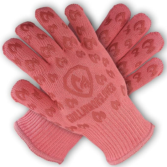 Grill Armor Oven Gloves 932°F Extreme Heat & Cut Resistant Oven Mitts with Fingers for BBQ, Cooking, Grilling, Baking – Accessory for Smoker, Cast Iron, Fire Pit, Camping, Fireplace, Griddle & More