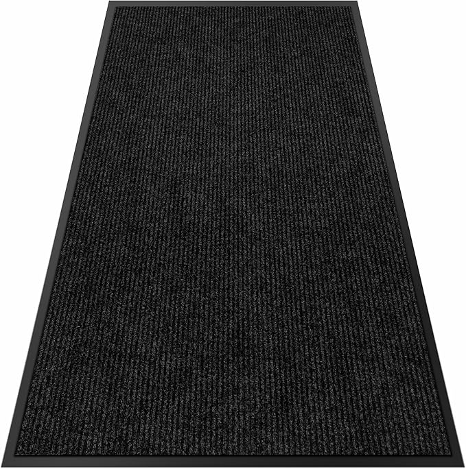 2′ x 22′ Front Door Mat Indoor Outdoor Entrance, Commercial Floor Mat Heavy Duty Dirt Trapper Entryway Doormat, Custom Size Non Slip Rubber Backing Welcome mat, Door Mat for High Traffic Area