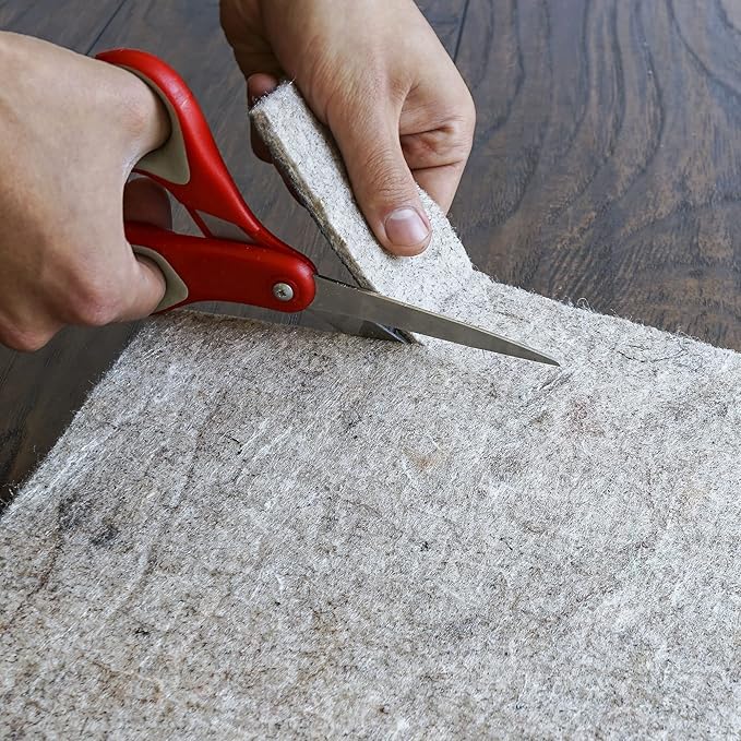 RUGPADUSA - Dual Surface - 2'x8' - 1/8" Thick - Felt + Rubber - Non-Slip Backing Rug Pad - Adds Low-Profile Comfort and Protection