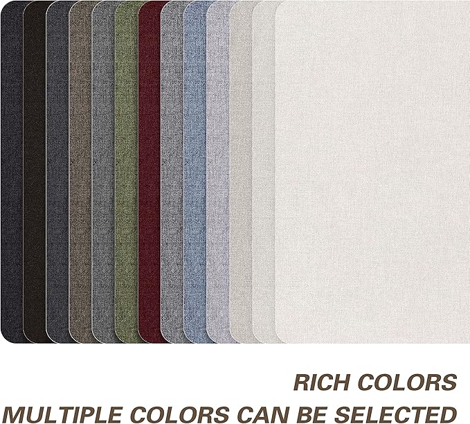 Fine Linen Repair Patches, Self-Adhesive Linen Fabric Patches, 8X11 inch 2 PCS, Multi Color, Can be Used for Linen Sofa Repair and Linen Clothes Repair(Light Grey 3.0,8" x 11"-2PCS)